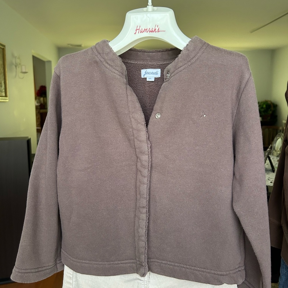 Jacadi Brown Knit Sweater
